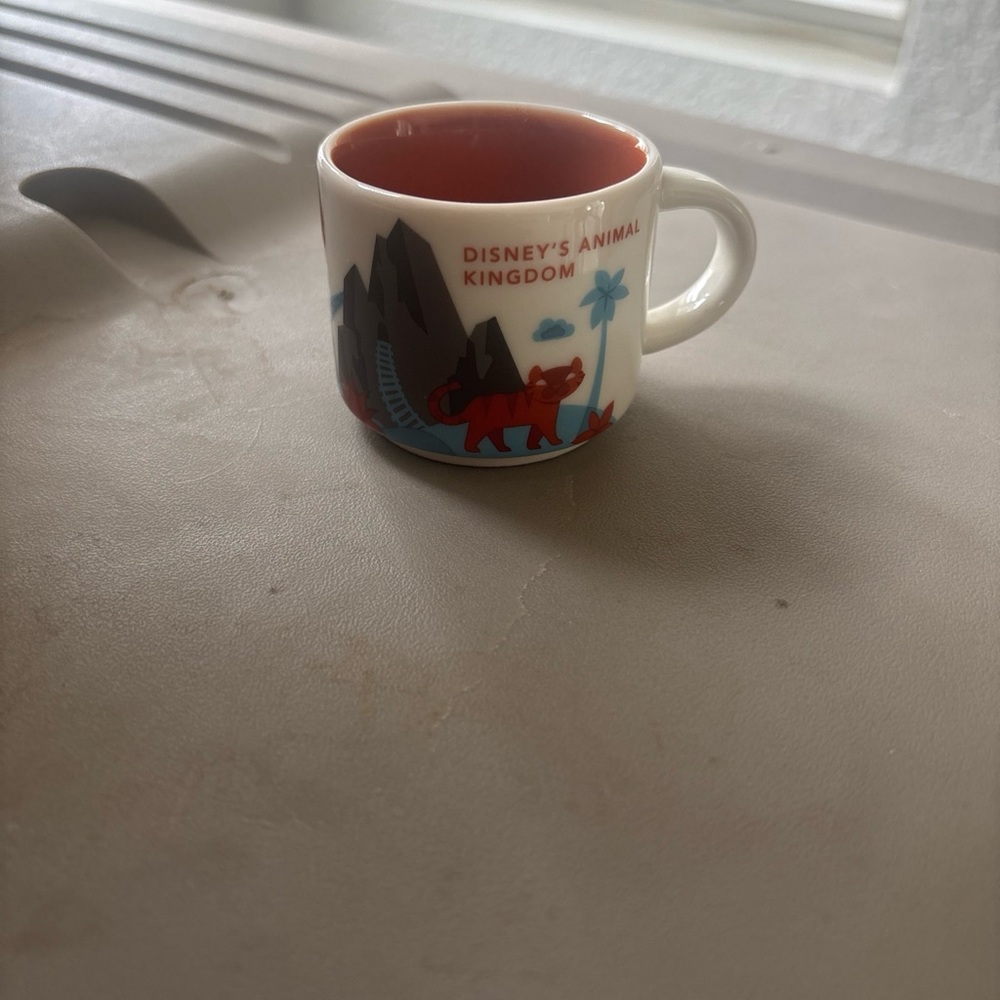 STARBUCKS ORLANDO WALT DISNEY WORLD ANIMAL KINGDOM YAH "YOU ARE HERE" MUG No Box
